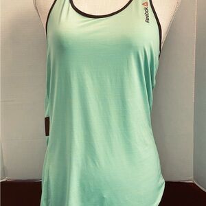 Reebok Large Light Green / Mint Razorback Tank Top
